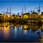 Am historischen Hafen in Carolinensiel