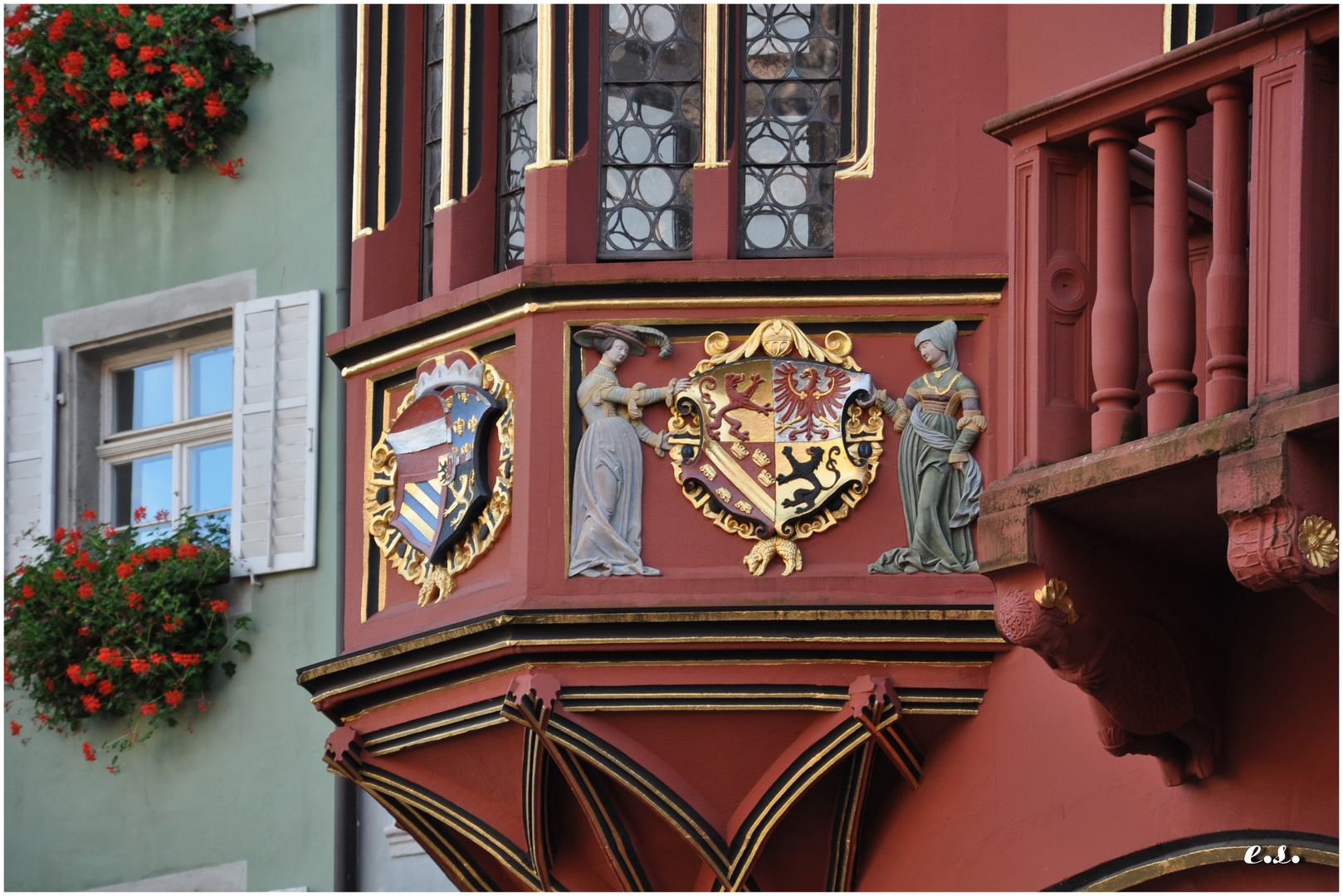 Am Historischen Kaufhaus in Freiburg.