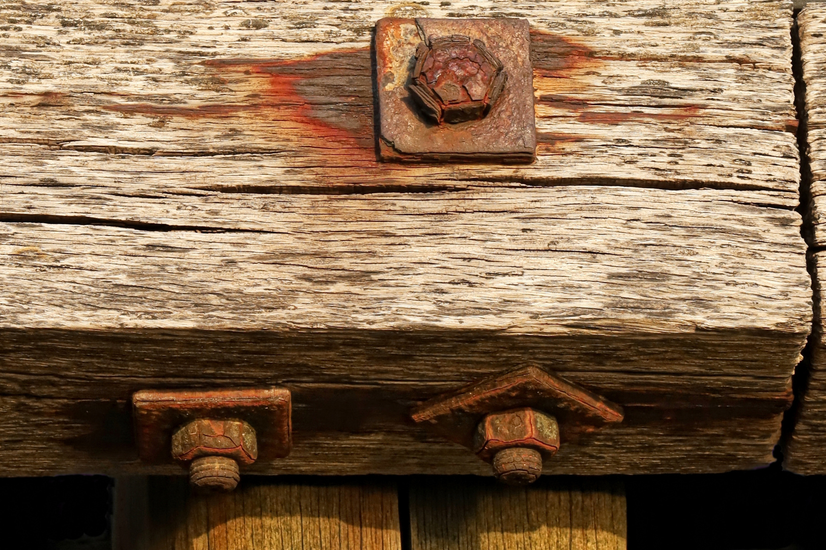 am Holzsteg in die Nordsee