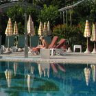 Am Hotelpool in Bardolino