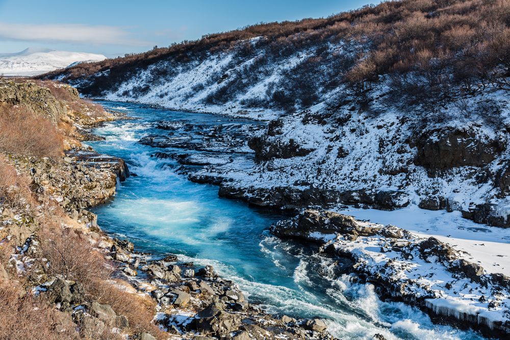 Am Hraunfossar