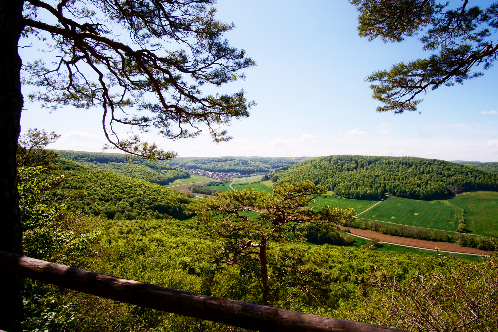 Am Iberg - Blick von der Maienwand auf Lutter