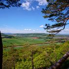 Am Iberg - Blick von der Maienwand auf Uder und Thalwenden