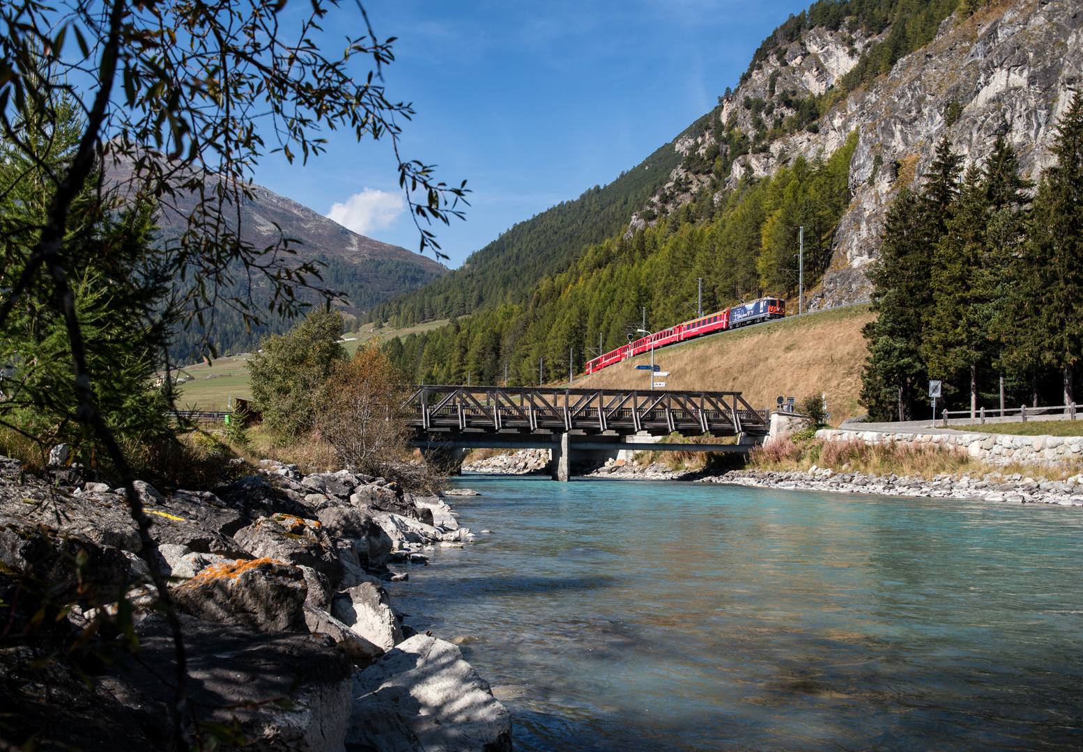 Am Inn bei Madulain