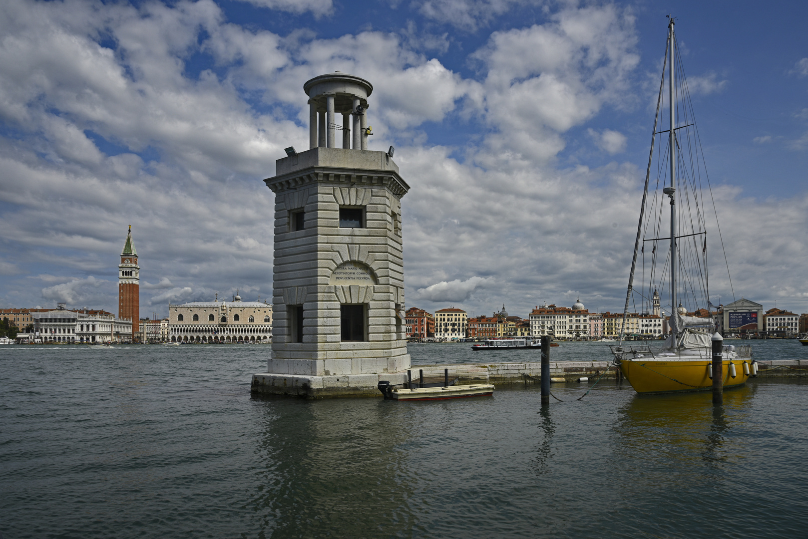 Am Jachthafen der Isola Giorgio Maggiore