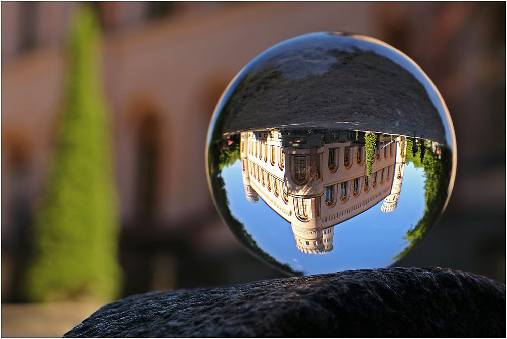 Am Jagdschloss Granitz gekugelt...