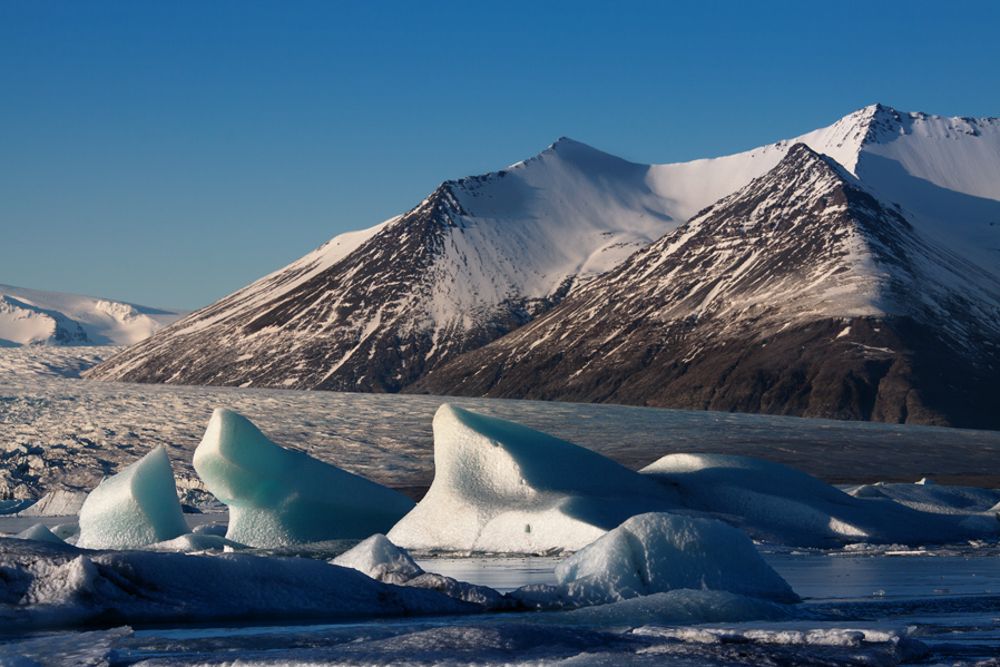 am Jökulsárlón .