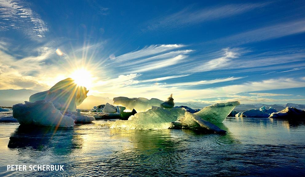 Am Jökulsarlon...