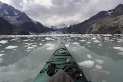 Am John Hopkins Gletscher, Alaska