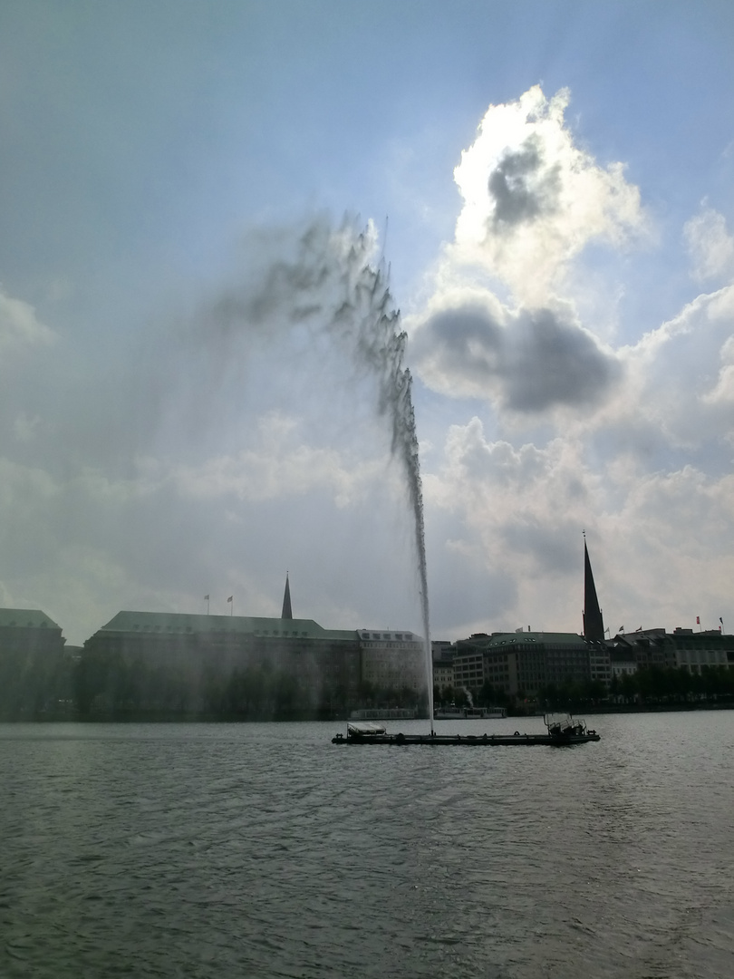 Am Jungfernstieg Alsterfantäne