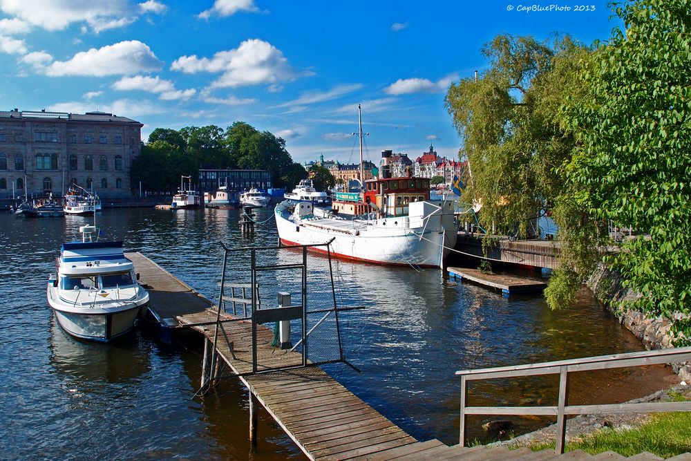 Am Kai auf Skeppsholmen