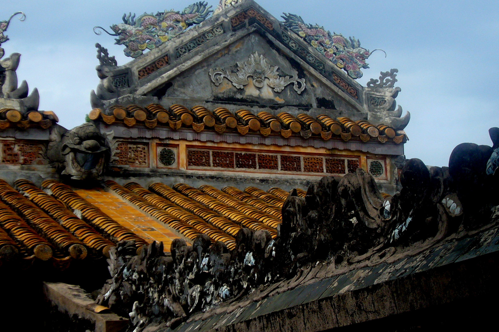 Am Kaiserpalast in Hue