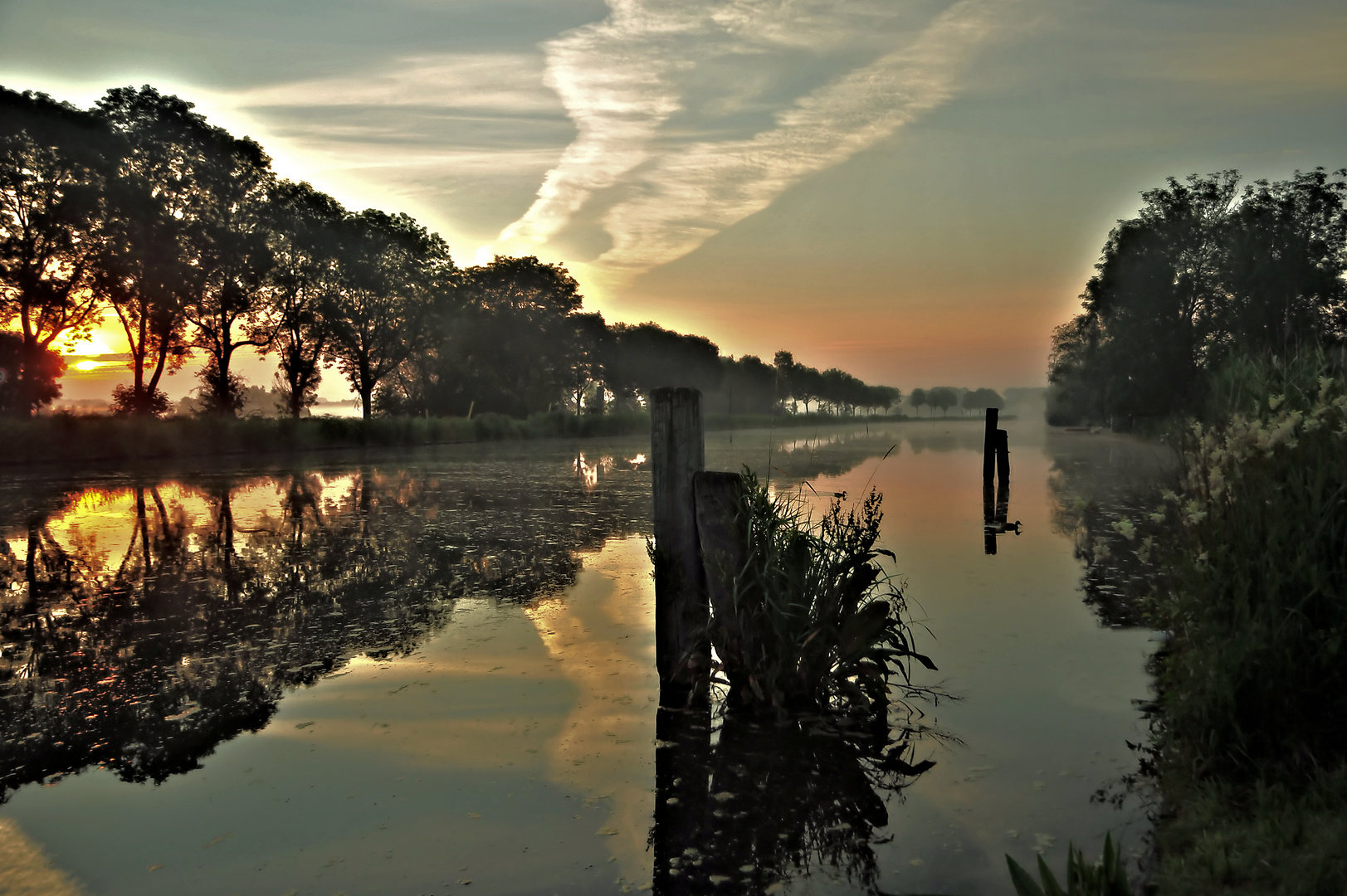 Am Kanal-morgens