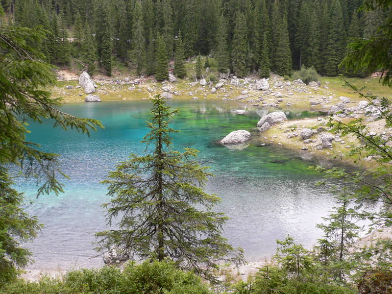 am Karersee...