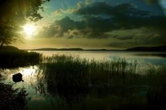 Am kleinen Bodden auf Rügen