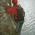 am Klettersteig Aletsch