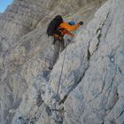 Am Klettersteig Via Julia zum Monte Kanin