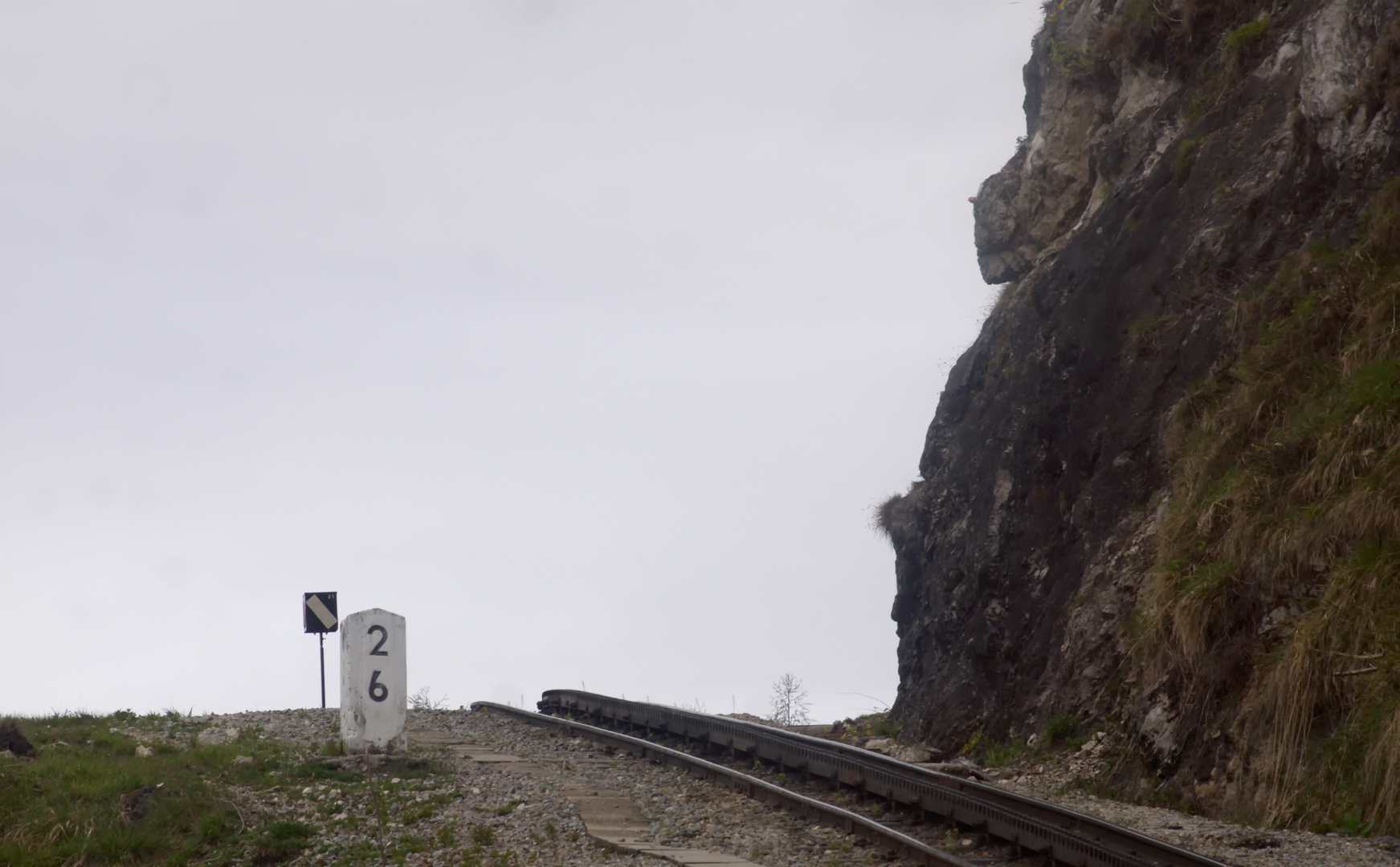 Am KM 2,6 der Schafbergbahn