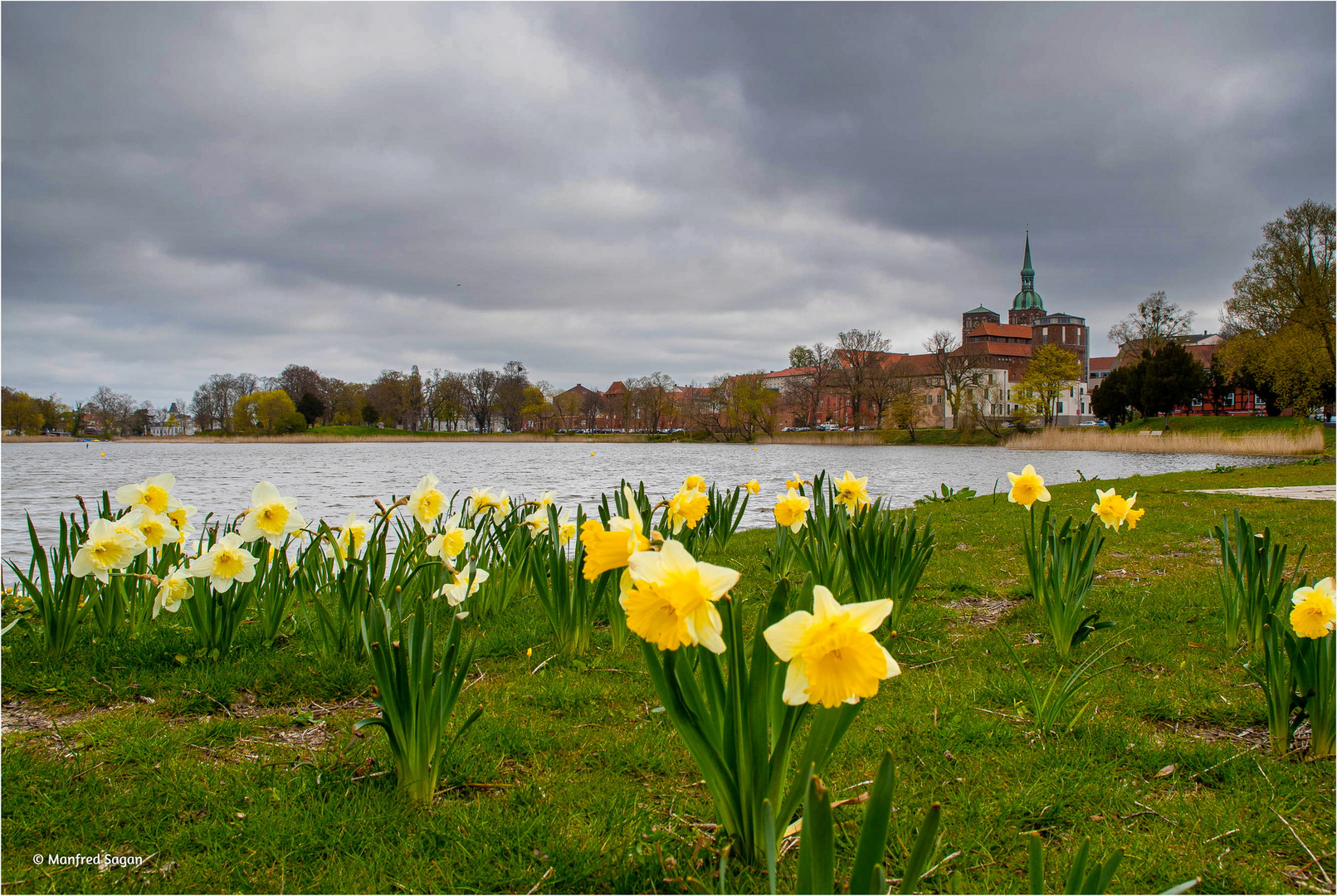 Am Knieperteich in Stralsund...