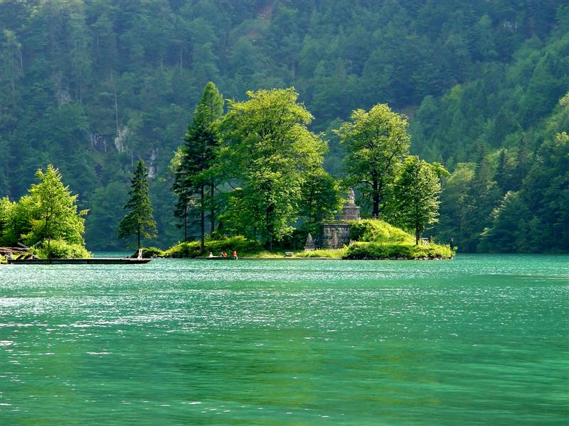 Am Königsee im Berchtesgadener Land