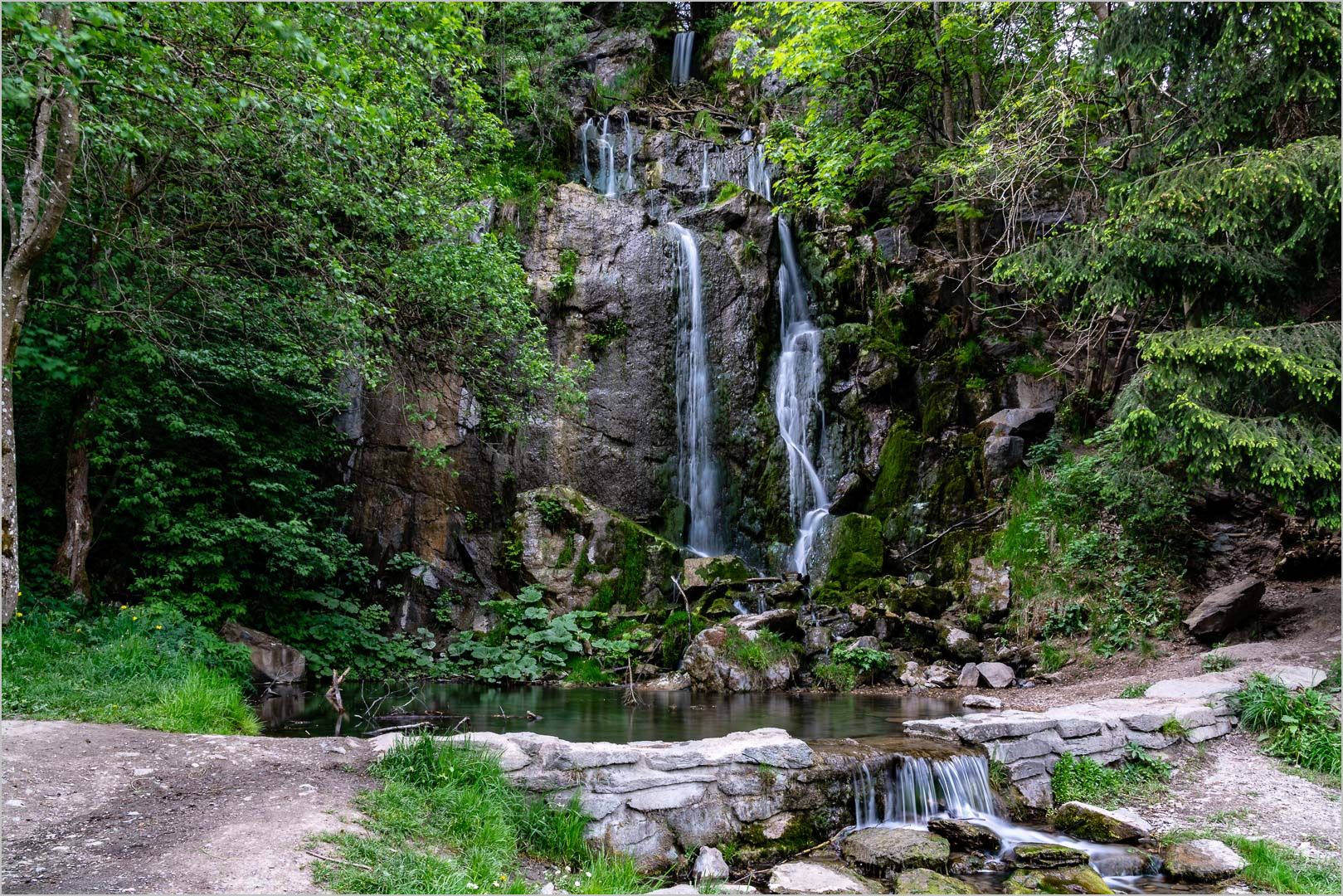 Am Königshütter Wasserfall (1)