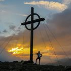 am Kofel ....  abends ... die letzten Sonnenstrahlen geniesen