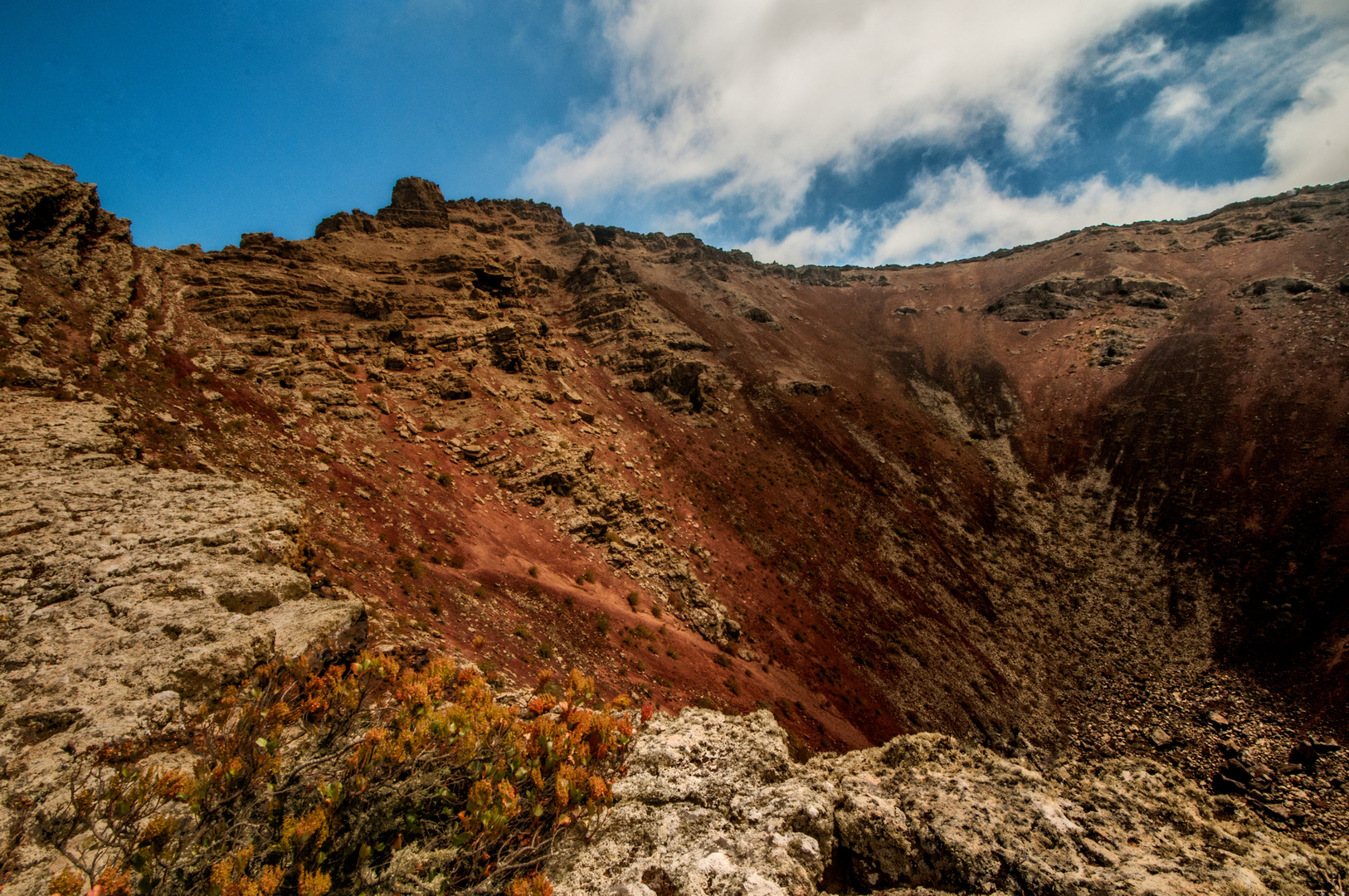 Am Kraterrand des Monte Corona