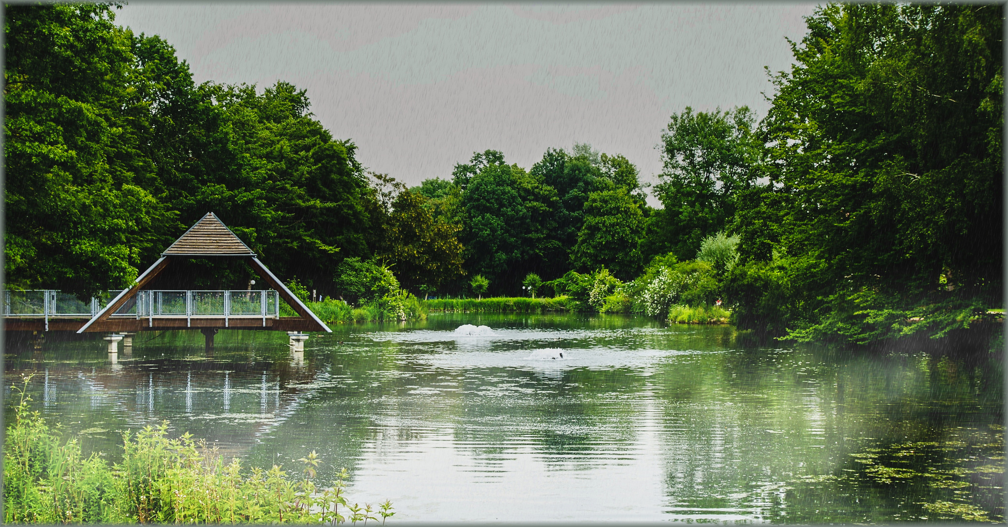 Am Kurpark-See in Bad Sassendorf