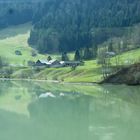 Am Lac du Vernec...aus dem fahrenden Zug Ri Gstaad aufgenommen