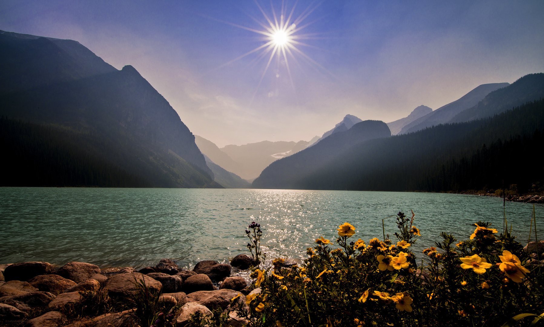 am Lake Louise