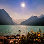 am Lake Louise