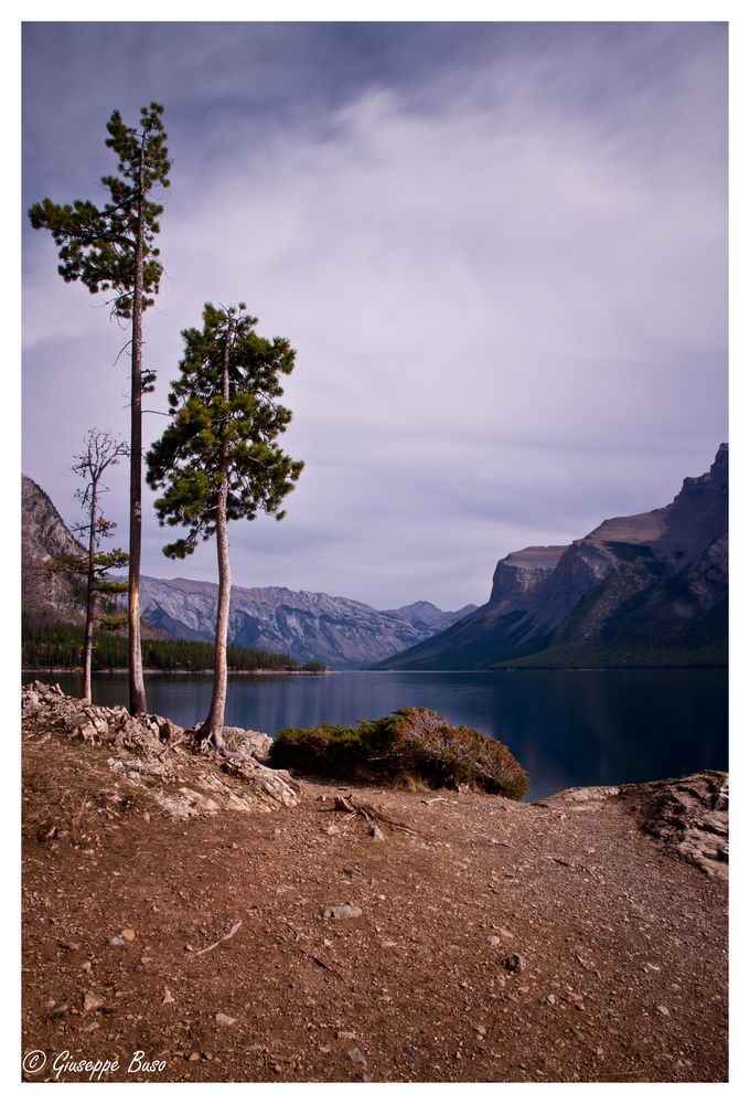 Am Lake Minnewanka, in den kanadischen Rocky Mountains