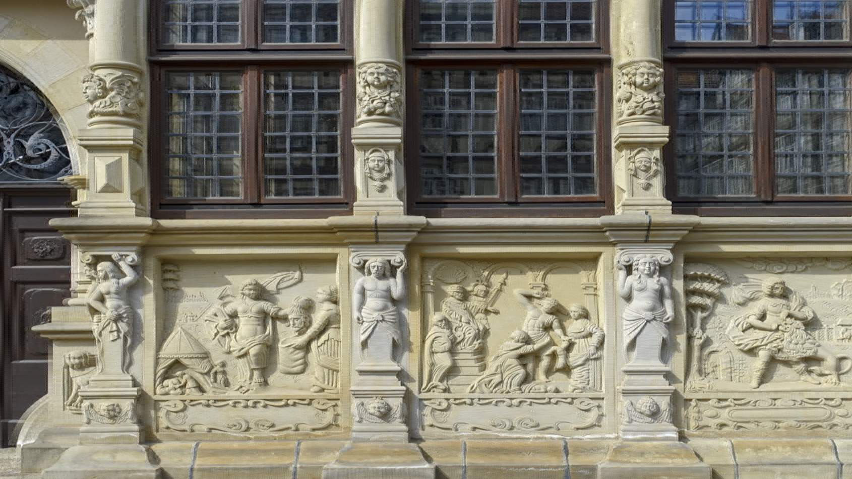 am Leipnizhaus Hannover (3D)