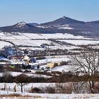 Am letzten kalendarischen Wintertag war noch Winter im Böhmischen Mittelgebirge...