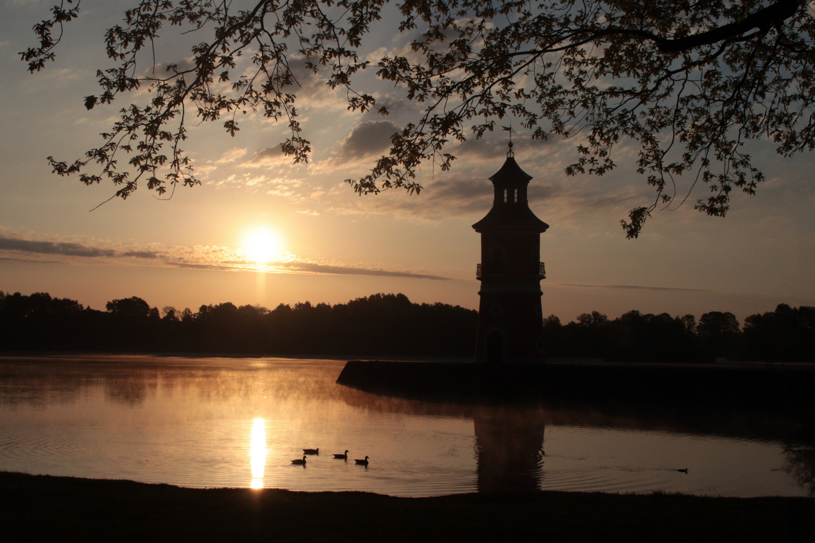 Am Leuchtturm in Moritzburg