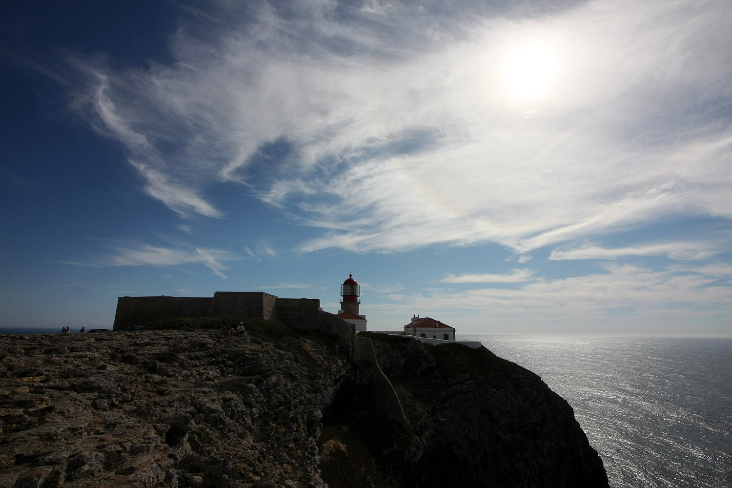 "Am Leuchtturm von Cabo de Vicente"