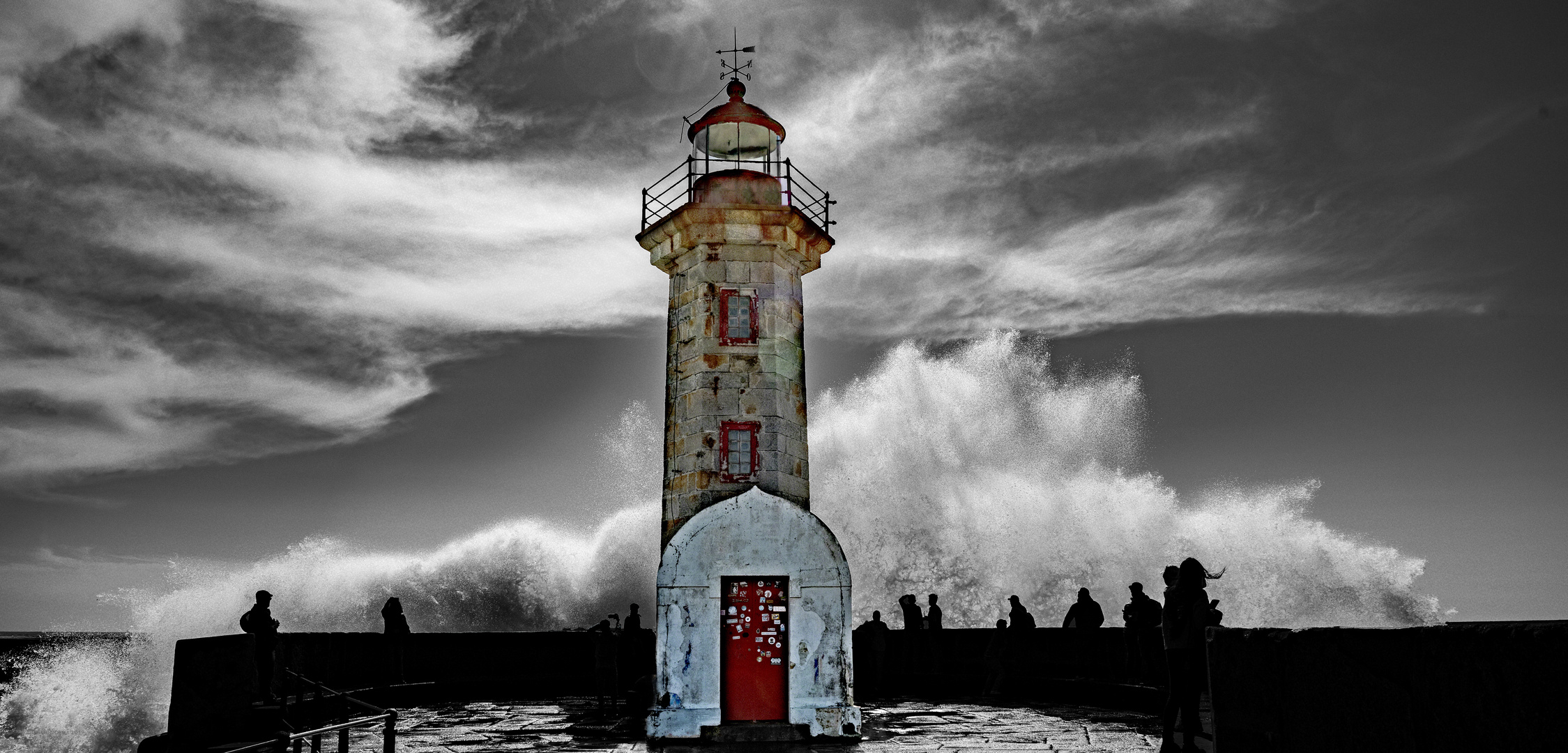 Am Leuchtturm von Porto...