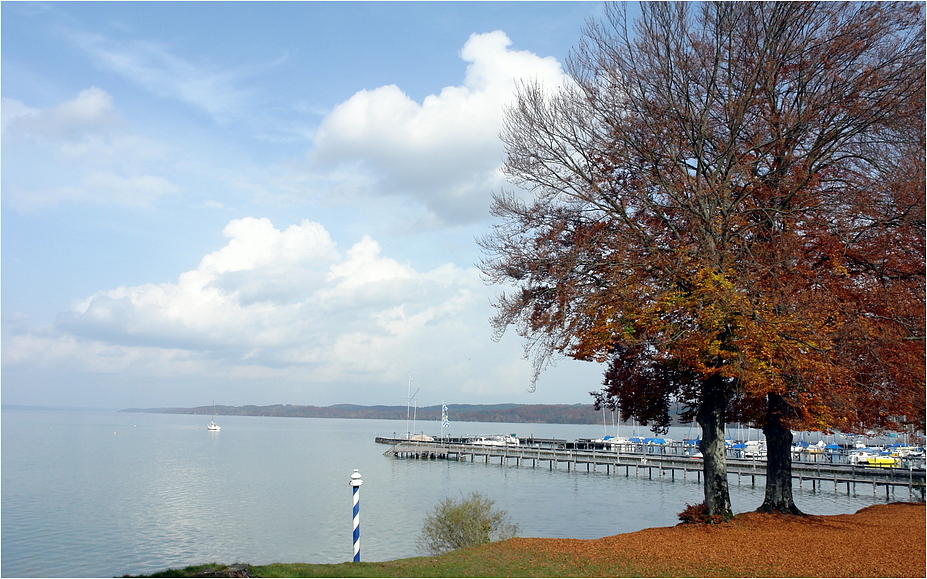 am Lido "weiß-blau" ...