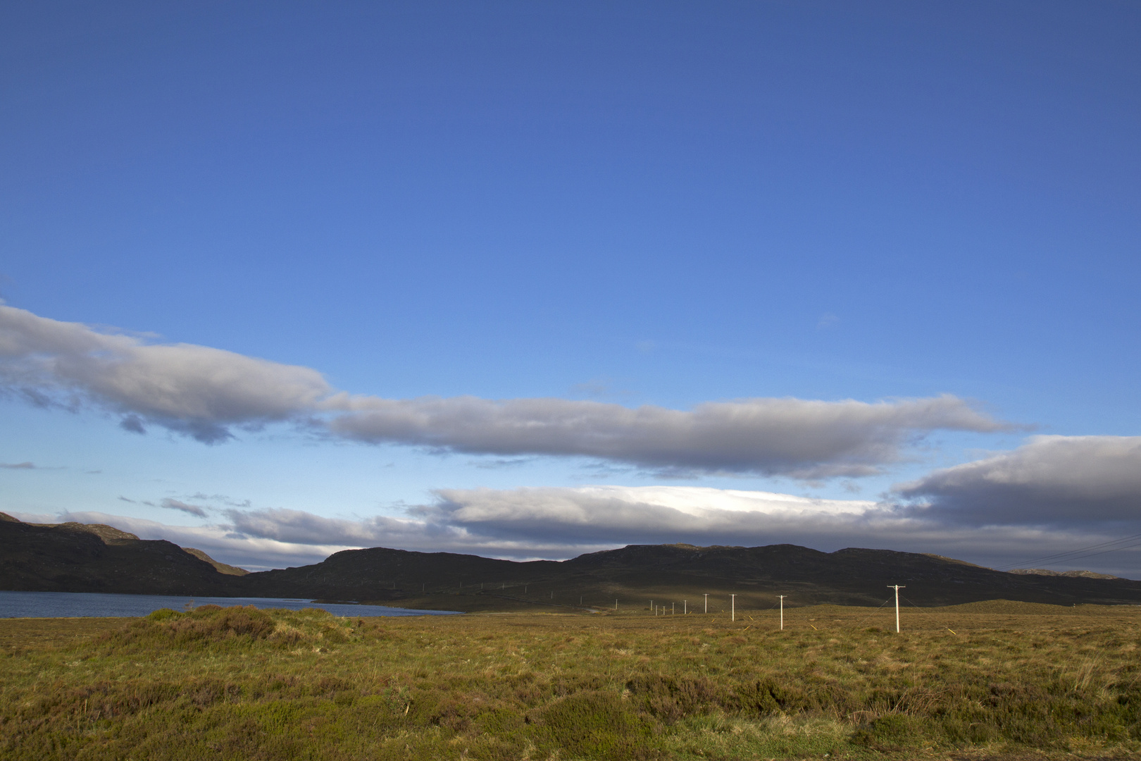 am Loch Tollaidh an der A832, Highlands, Schottland