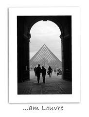 am Louvre in Paris