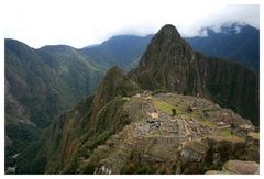 am Machu Picchu in Peru angekommen