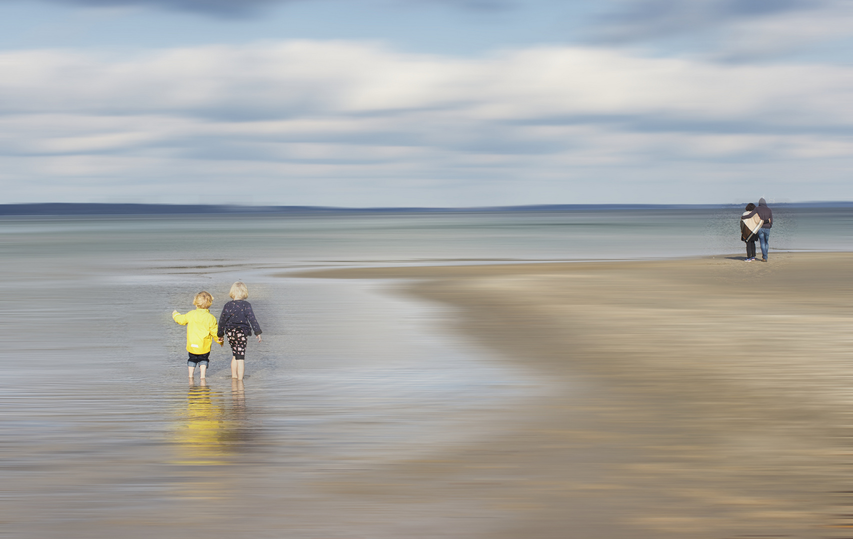 am malerischen Ostseestrand