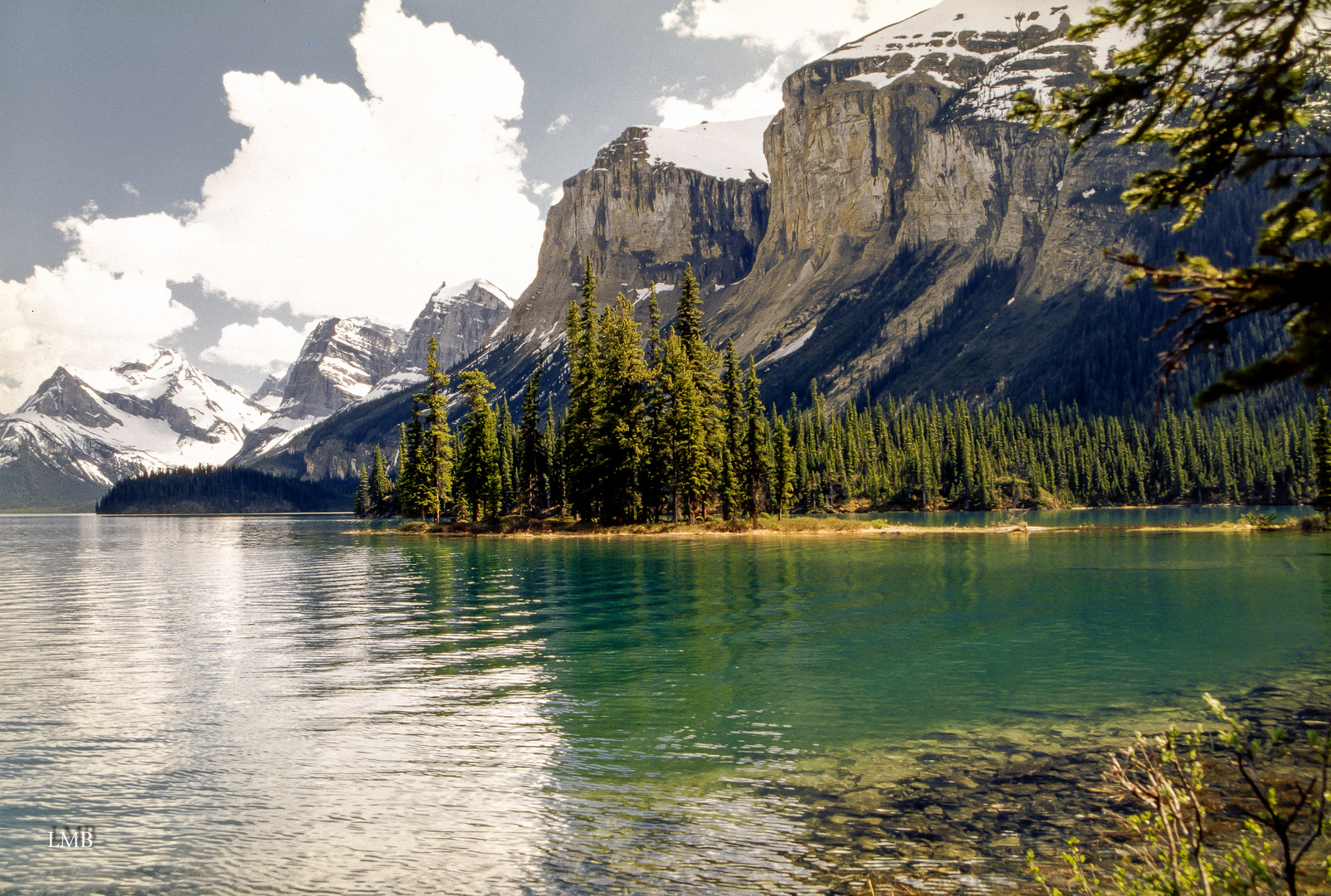 Am Maligne Lake