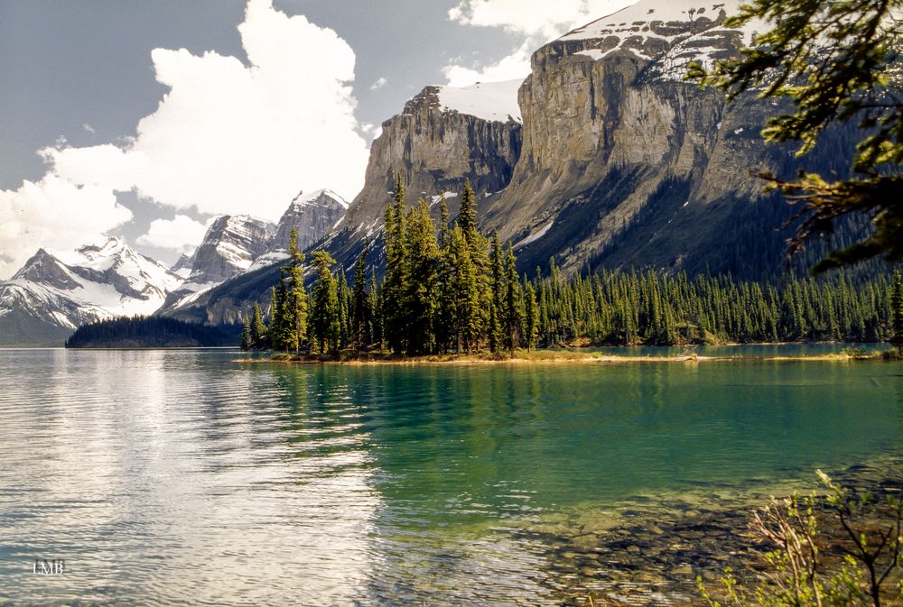 Am Maligne Lake