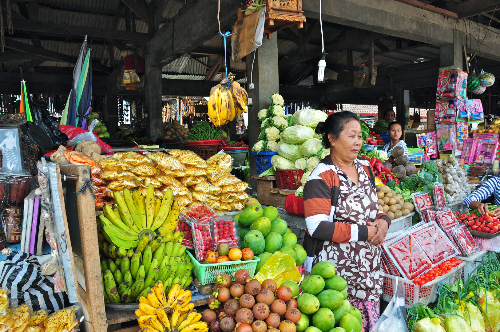 Am Markt nahe Taman Ayun