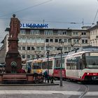 Am Marktplatz in Karlsruhe