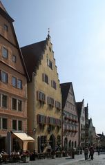 Am Marktplatz in Rothenburg ob der Tauber