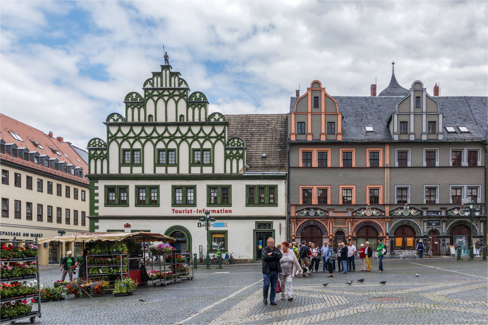 Am Marktplatz in Weimar Foto & Bild architektur, deutschland, europe