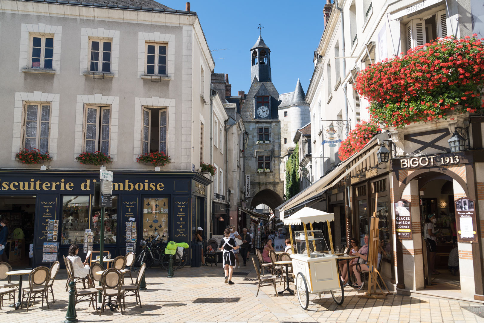 Am Marktplatz von Amboise