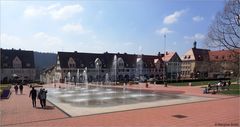 Am Marktplatz von Freudenstadt...